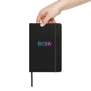 bcba color hardcover bound notebook black