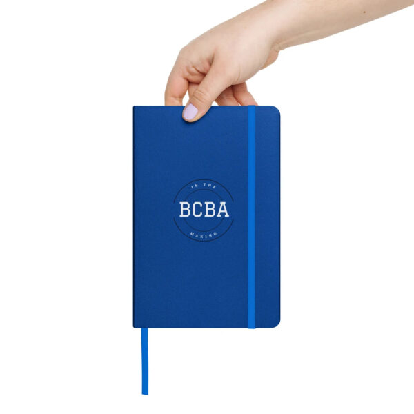 bcba hardcover bound notebook blue