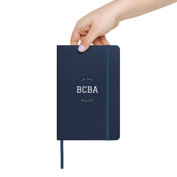 bcba hardcover bound notebook navy