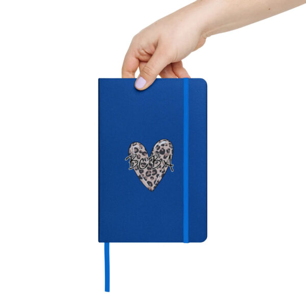 bcba heart hardcover bound notebook blue