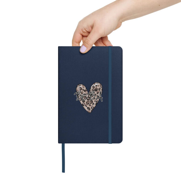 bcba heart hardcover bound notebook white