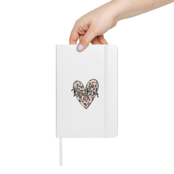 bcba heart hardcover bound notebook white