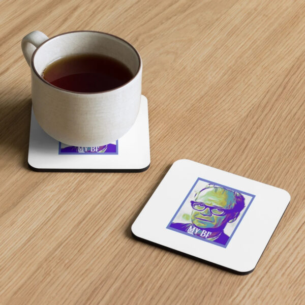 bf skinner cork-back drink coaster